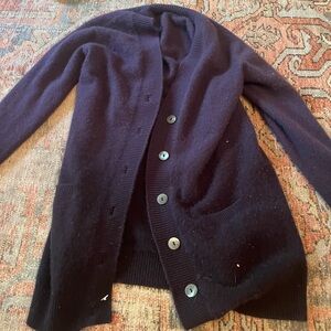 Purple Vince cardigan size small